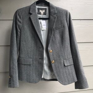 J crew herringbone blazer